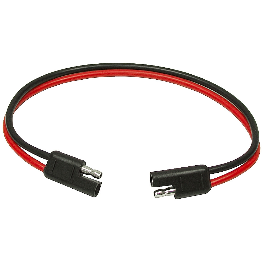 12" 10 Gauge 2 Pin Quick Disconnect Bullet Connector Battery Cables