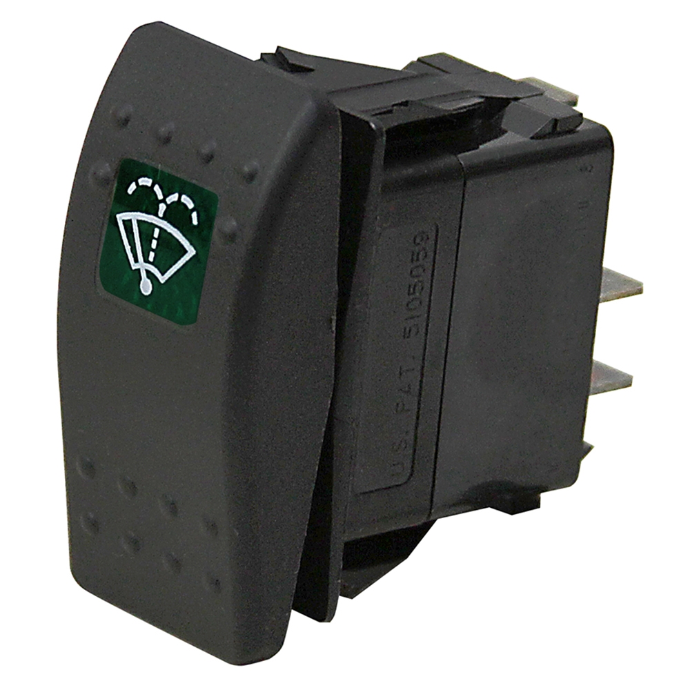20 Amp 12 Volt DC DPST Illuminated Rocker Switch Carling Brands