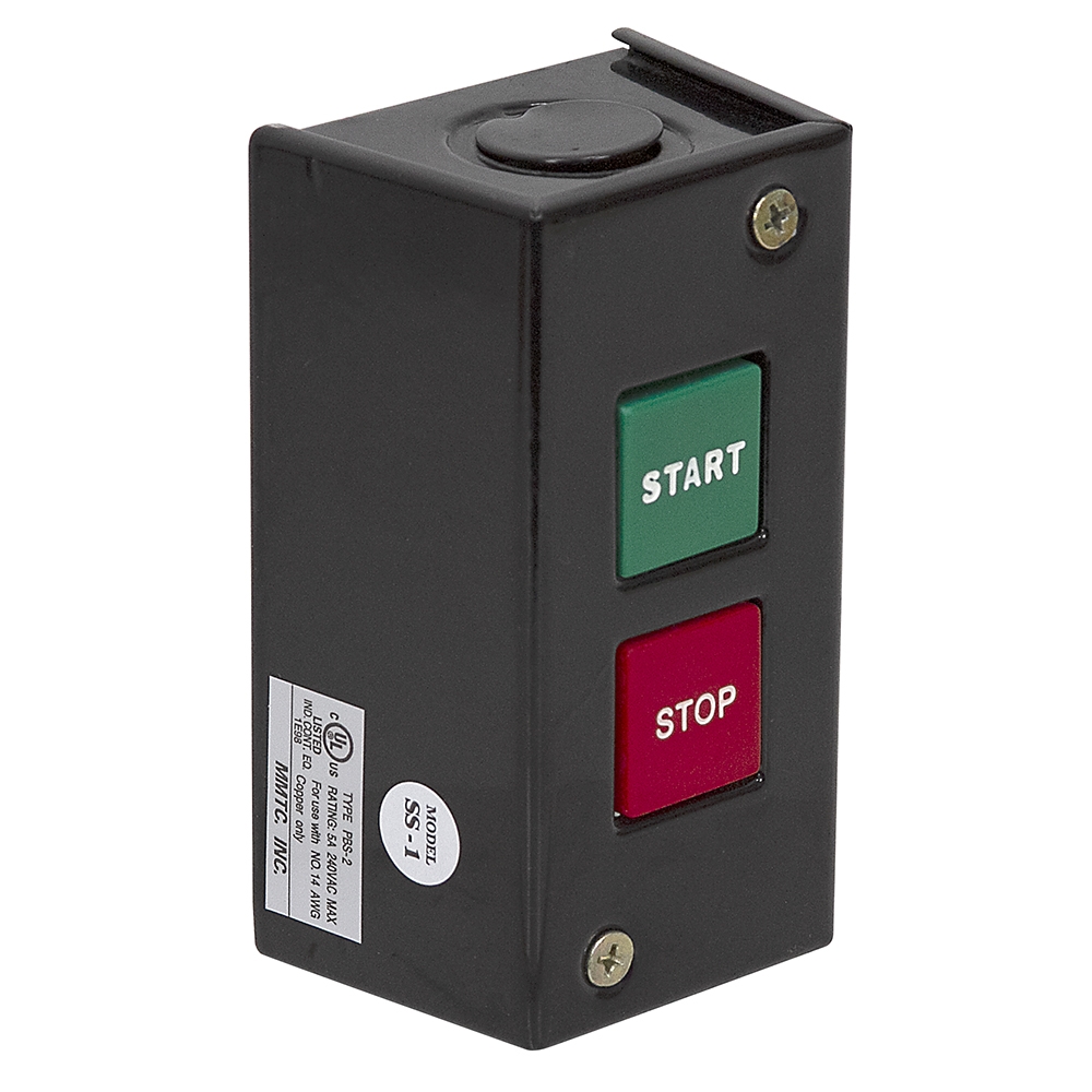 Two Button Start Stop Station Relay & Control Corp SS1 Pushbutton