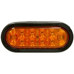 6-1/2" 10 LED Amber Turn/Parking Oval Light Buyers Products 5626210