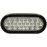 6-1/2" 24 LED Clear Back-Up Oval Light Buyers Products 5626324