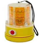 Amber Magnetic Mount LED Flashing Strobe Light Buyers Products SL475A