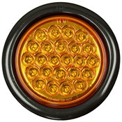 4" Round 24 Amber LED Strobe Light Buyers Products SL40AR