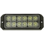5" 12 Clear LED Strobe Light Buyers Products 8891701