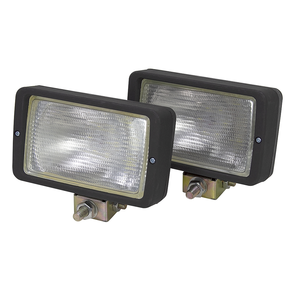 12 Volt DC 800 Lumen LED Wireless Pair Flood Lights DC Mobile Equipment Lights Lights