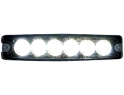 12-24 Volt DC Clear Ultra Thin 5" LED Strobe Light Buyer Products 8892201
