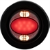 2-1/2" 16 LED Red/Amber Round Recessed Combination Marker/Strobe Light Buyers Products 5622501 - Alternate 1