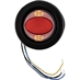 2-1/2" 16 LED Red/Amber Round Recessed Combination Marker/Strobe Light Buyers Products 5622501 - Alternate 5