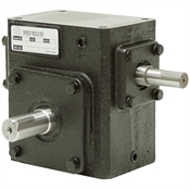 15:1 Right Angle Cast Iron Worm  Gear Reducer 0.63 HP Left Output Worldwide HDRS-133-15-L