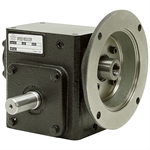 60:1 Right Angle Cast Iron Worm Gear Reducer 0.23 HP 56C Left Output Worldwide HDRF-133-60-L-56C