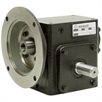 60:1 Right Angle Cast Iron Worm Gear Reducer 0.23 HP 56C Right Output Worldwide HDRF-133-60-R-56C