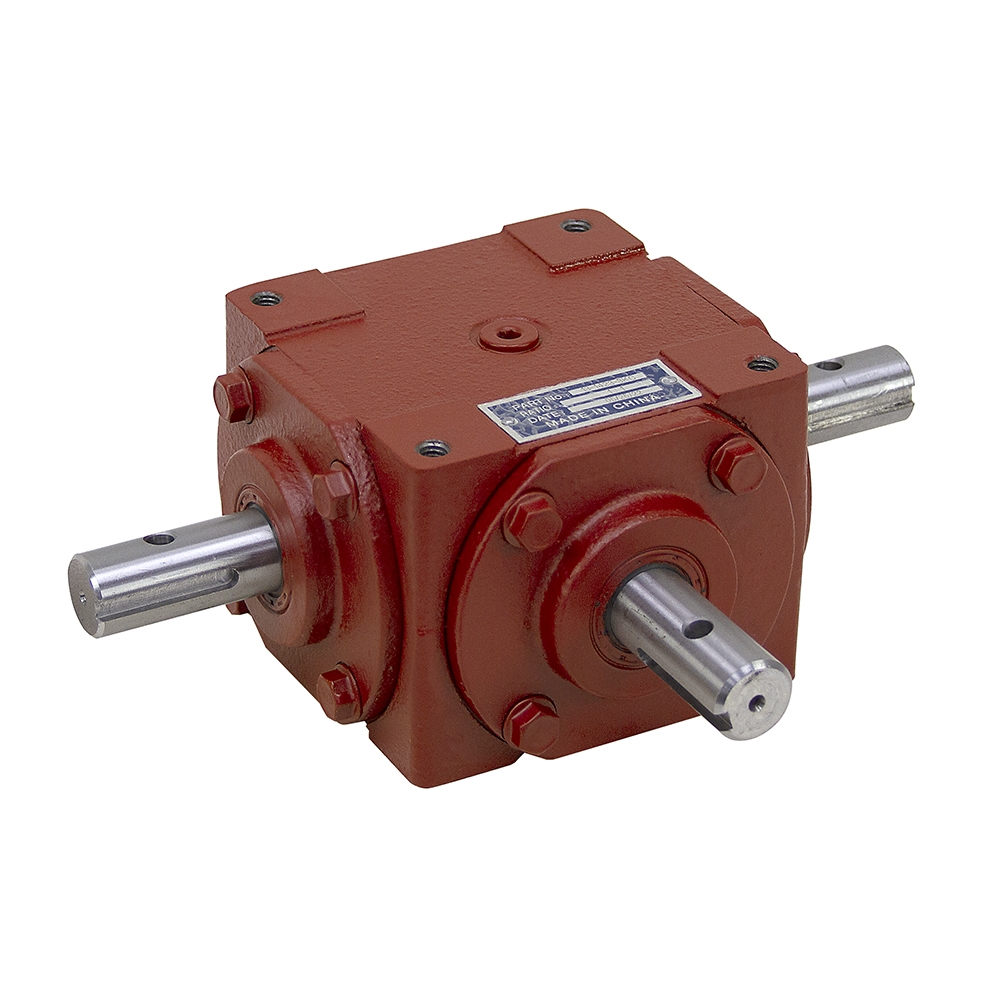 11 32 HP RA Gearbox 3 Shafts All Keyed and Crosshole Gearboxes