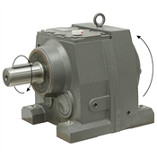 31.73:1 Size 87 5 HP Inline Cast Iron Gear Reducer Worldwide WINL87-30/1-182/4TC