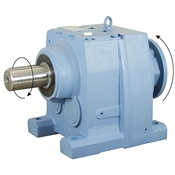 79.05:1 Size 137 15 HP Inline Cast Iron Gear Reducer Worldwide WINL137-80/1-254/6TC