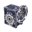 Aluminum Right Angle Worm Gear Reducer, 63 mm C.D., 100/1, 56C Input Flange, Hollow Bore Output Worldwide CALM63-100/1-56C