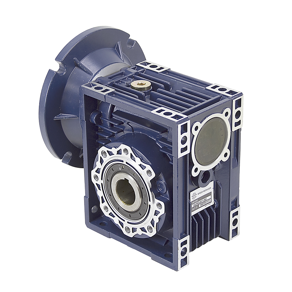 Aluminum Right Angle Worm Gear Reducer, 63 mm C.D., 20/1, 56C Input