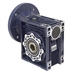 Aluminum Right Angle Worm Gear Reducer, 90 mm C.D., 15/1, 56C Input Flange, Hollow Bore Output Worldwide CALM90-15/1-56C - Alternate 1