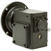 15:1 Right Angle Cast Iron Worm Gear Reducer 1.24 HP 56C Left Output Worldwide HDRF-175-15-L-56C - Alternate 1