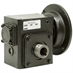 20:1 Right Angle Cast Iron Worm Gear Reducer 1.26 HP 56C Hollow Output Worldwide HDRF-175-20-H-56C - Alternate 1
