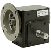 30:1 Right Angle Cast Iron Worm Gear Reducer 1.82 HP 56C Right Output Worldwide HDRF-237-30-R-56C