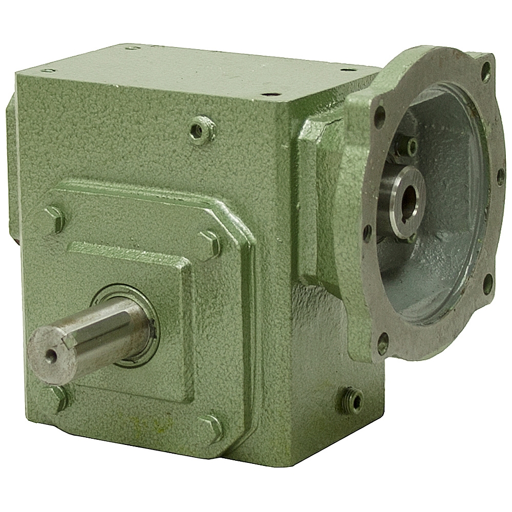 5:1 RA Gear Reducer 3.91 HP 56C | Cast Iron C-Face Motor Mount Gear ...