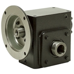 60:1 Right Angle Cast Iron Worm Gear Reducer 0.86 HP 56C Hollow Output Worldwide HDRF-237-60-H-56C
