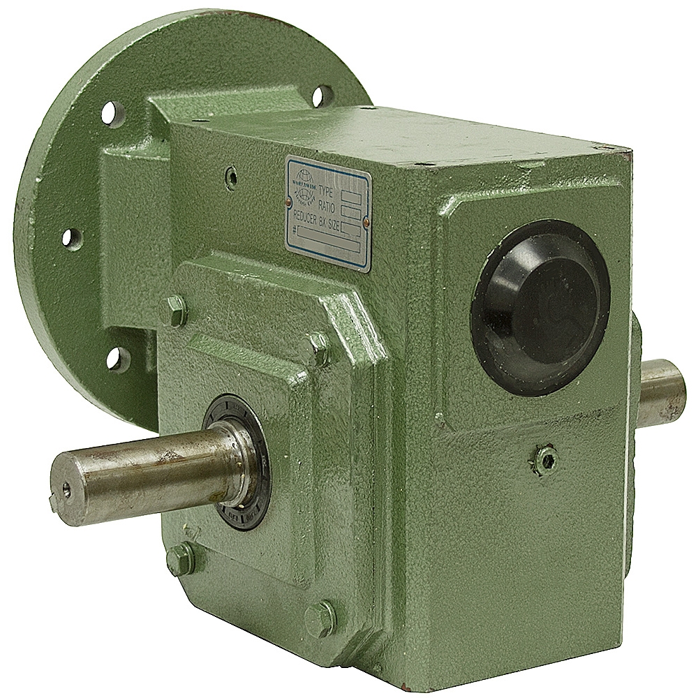 51 RA Gear Reducer 4.9 HP 182TC Dual Output Cast Iron CFace Motor