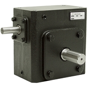 30:1 Right Angle Cast Iron Worm  Gear Reducer 3.66 HP Right Output Worldwide HDRS-325-30-R