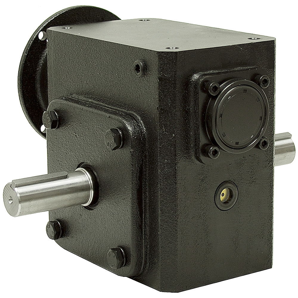 401 Right Angle Cast Iron Worm Gear Reducer 3.35 HP 56C Dual Output