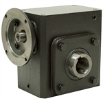 40:1 Right Angle Cast Iron Worm Gear Reducer 3.35 HP 145TC Hollow Output Worldwide HDRF-325-40-H-145TC