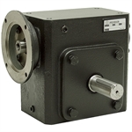 40:1 Right Angle Cast Iron Worm Gear Reducer 3.35 HP 145TC Right Output Worldwide HDRF-325-40-R-145TC