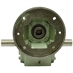 5:1 Right Angle Cast Iron Worm Gear Reducer 9.1 HP 184TC Dual Output Worldwide R325-5:1-184TC-9.1DE - Alternate 1