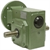 5:1 Right Angle Cast Iron Worm Gear Reducer 9.1 HP 184TC Dual Output Worldwide R325-5:1-184TC-9.1DE