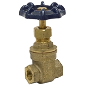 1/2" Brass Gate Valve