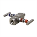 1/2" NPT 6000 PSI Two Valve Manifold WAAREE 2VT-S-CT-P-44-MF-N - Alternate 1
