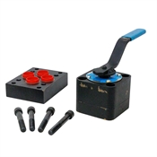 3-Way Manual Directional Control Valve with Sub-Plate Teledyne Republic Manufacturing 8093E-10WS2