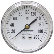 200 PSI 2.5 PM Dry Gauge