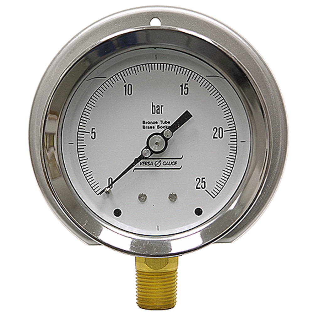 25 Bar 4 FP Dry Gauge Pressure & Vacuum Gauges Pressure Gauges
