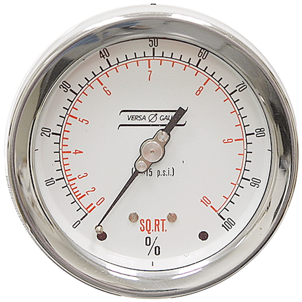 315 PSI Calibrated As Full Scale BM Dry Gauge Pressure & Vacuum