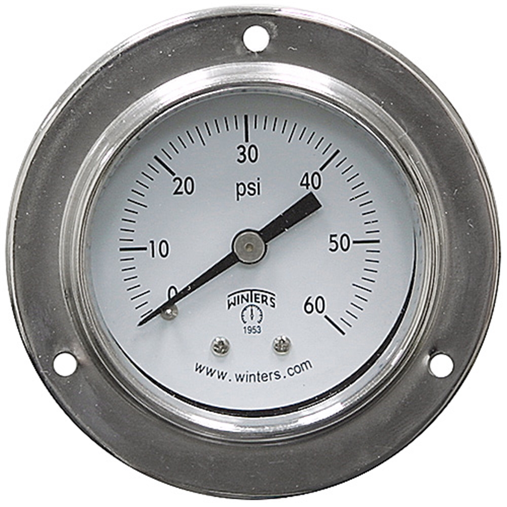 60 PSI 2 FM Dry Gauge Winters 35200221/8 Pressure & Vacuum Gauges