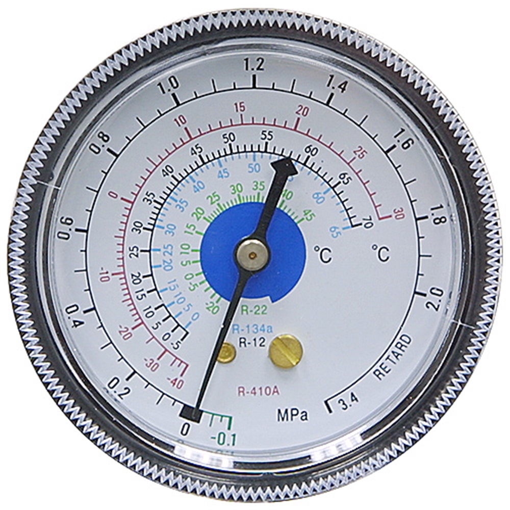 0.103.4 MPA 2.5 PM Dry Refrigerant Gauge Compressed Refrigerant