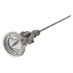 50 - 300 Degree F 3-3/16" Face 9" Stem Teltru AA375R Series 41100962 Thermometer - Alternate 1