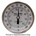 0 - 150 Degree C 3-3/16" Face 4" Stem Teltru AA375R Series 41130677 Thermometer