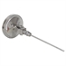 200 - 1000 Degree F 5" Face 9-1/2" Stem Teltru AA575R Series 4210AB66 Thermometer - Alternate 2