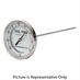0 - 200 Degree F 3-3/16" Face 24" Stem Teltru GT300 Series 33102450 Thermometer - Alternate 1