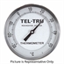 50 - 400 Degree F 5" Face 6" Stem Teltru GT500R Series 38100563 Thermometer
