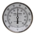 25 - 125 Degree F, 0 - 50 Degree C 5" Face 12" Stem Teltru GT500R Series 38101206 Thermometer