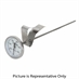 150 - 750 Degree F 1-3/4" Face 8" Stem Teltru GT100R Series 16100865 Thermometer - Alternate 1