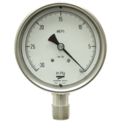 30" HG 4 LM Dry Vacuum Gauge