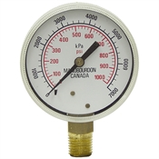 1000 PSI 2.5 BM Dry Gauge Manobourdon